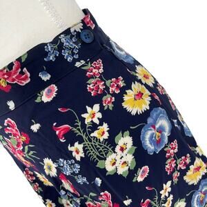 Vintage 90’s Herman Geist Mini Skirt Colorful Floral Spring Summer 6 Petite‎